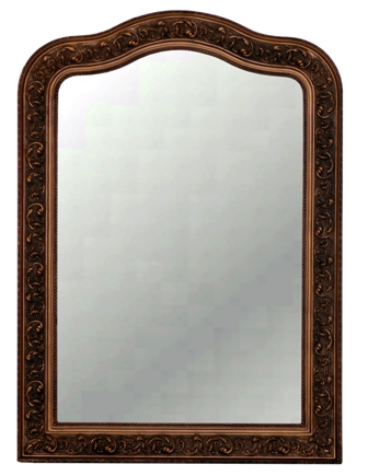 Hickory Manor Hm8045bz Arched Top Beveled Bronze Decorative Mirror