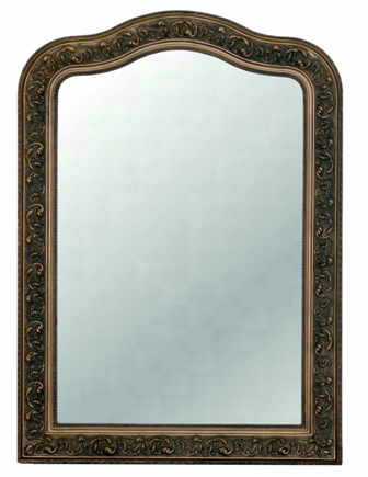 Hickory Manor Hm8045gw Arched Top Beveled Gold Wash Decorative Mirror