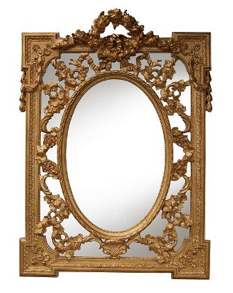 Hickory Manor Hm9309gl Grandeur Gold Leaf Decorative Mirror
