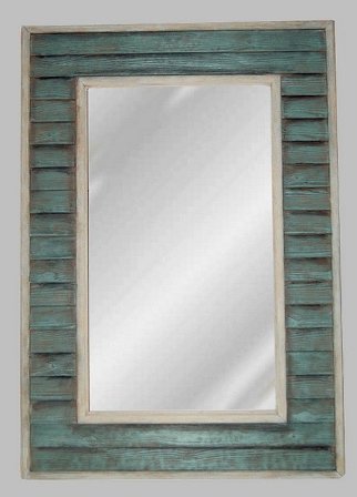 Hickory Manor Hm9717sem Plank Sea Mist Decorative Mirror