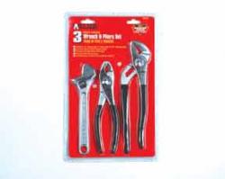 Al89079 3pc Wrench And Plier Set-clam Shell