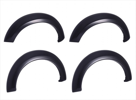 UPC 785212919080 product image for 753615 Rugged Look Fender Flare Set of 4 No-Drill - Front And Rear - Matte Black | upcitemdb.com