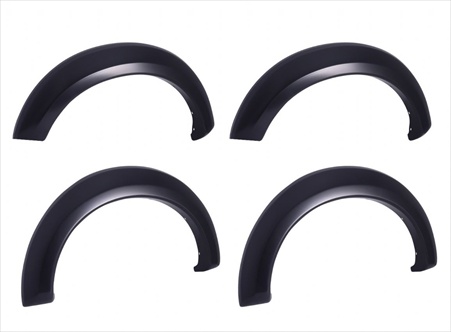 UPC 785212918076 product image for 753815 Rugged Look Fender Flare Set of 4 No-Drill - Front And Rear - Matte Black | upcitemdb.com