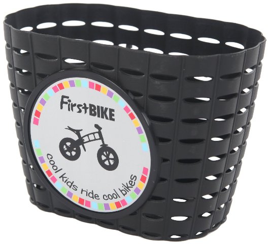Firstbike Z5003 Attachable Black Basket With Black Straps