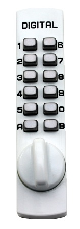 UPC 831469000160 product image for C-120-WH Mechanical Keyless Surface Mount Slide Deadbolt White | upcitemdb.com