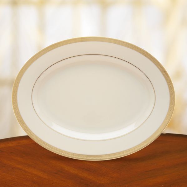 6043426 Lowell A/i Dw Oval Platter 16.0 - Pack Of 1