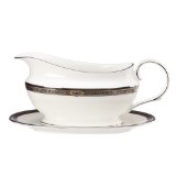 830417 Vintage Jewel Dw Sauce Boat & Stand - Pack Of 1