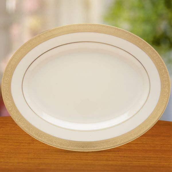 6030175 Westchester Dw A/i Oval Platter 13.0 - Pack Of 1