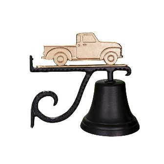 Cast Bell With Gold Bronze Classic Truck Ornament