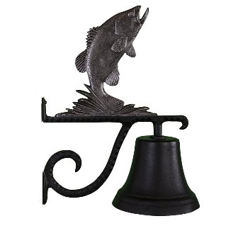 Cb-1-30-si Cast Bell With Swedish Iron Bass Ornament