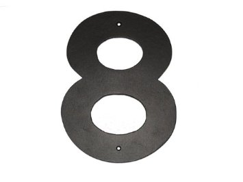 3 In. Helvetica Modern Font Individual House Number 8