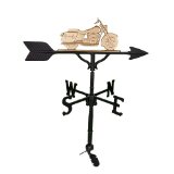 200 Series 32 In. Gold Motorcycle Weathervane
