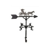Wv-273-si 200 Series 32 In. Swedish Iron Country Dr. Weathervane