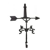200 Series 32 In. Black Cape Cod Lighthouse Weathervane