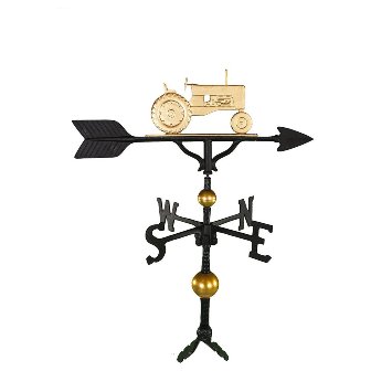 Wv-350-gb 300 Series 32 In. Deluxe Gold Tractor Weathervane