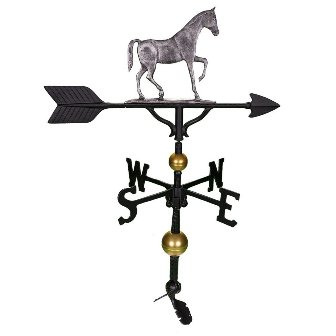 Wv-356-si 300 Series 32 In. Deluxe Swedish Iron Gaited Horse Weathervane