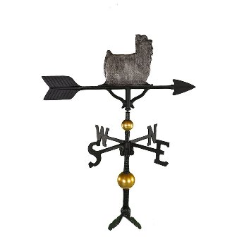 Wv-361-si 300 Series 32 In. Deluxe Swedish Iron Yorkshire Terrier Weathervane