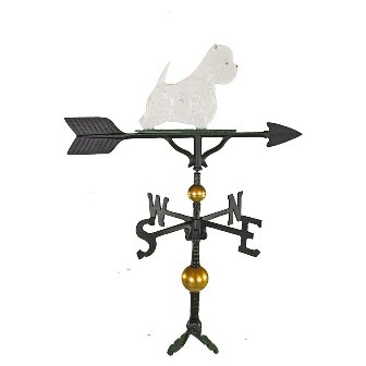Wv-362-nc 300 Series 32 In. Deluxe Color West Highland White Terrier Weathervane