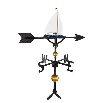 300 Series 32 In. Deluxe Color Sailboat Weathervane