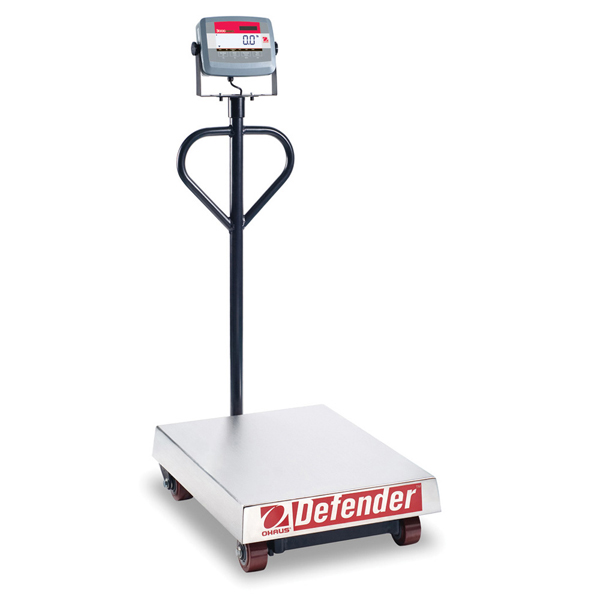 80252745 Stainless Steel Defender 3000 With Wheeled Bench Scale, 1000 Lbs. X 0.2 Lbs.