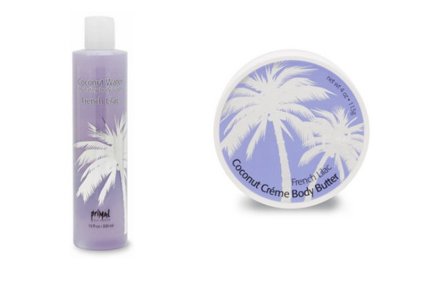Pclilkit-us French Lilac Coconut Care Shower Set