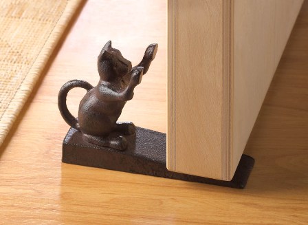 57071159 Scratching Kitty Cat Paws Up Door Stopper