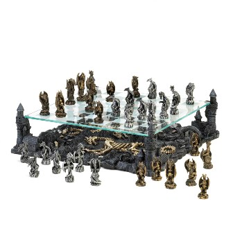 57070573 Dragon Kingdom Chess Set