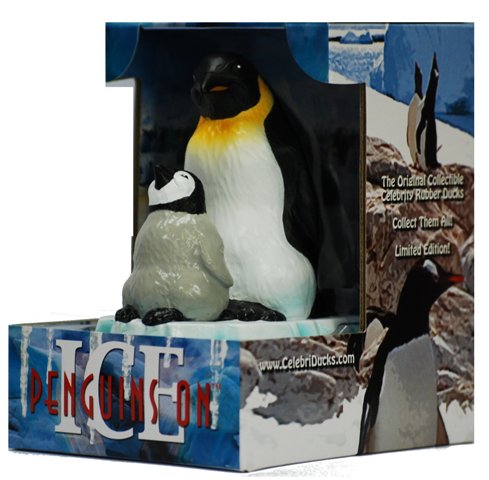 81079 Penguins On Ice Rubber Duck