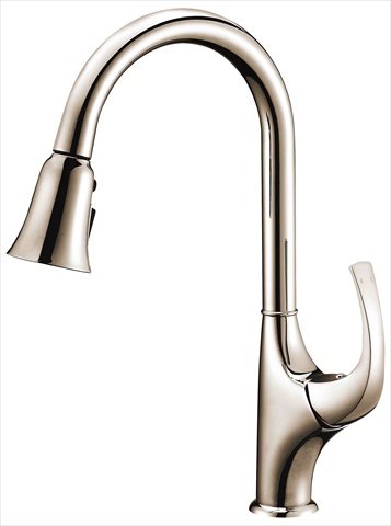 Dawn Kitchen Ab04 3277bn Single-lever Brushed Nickel Pull-out Kitchen Faucet