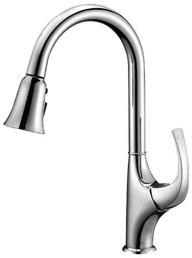 Dawn Kitchen Ab04 3277c Single-lever Chrome Pull-out Kitchen Faucet