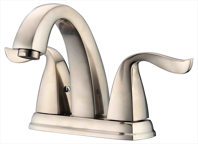 Dawn Kitchen Ab04 1273bn 2-handle Center Set Brushed Nickel Lavatory Faucet For 4 In. Centers With Pull Rod Drain