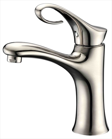 Dawn Kitchen Ab06 1295bn Single-lever Brushed Nickel Bathroom Faucet With Pull Rod Drain