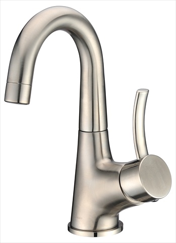 Dawn Kitchen Ab39 1170bn Single-lever Brushed Nickel Bathroom Faucet With Pull Rod Drain