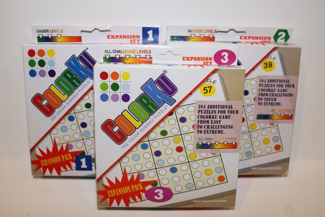 1015 Colorku Expansion Puzzle Card Pack All Levels - Expansion Set 1