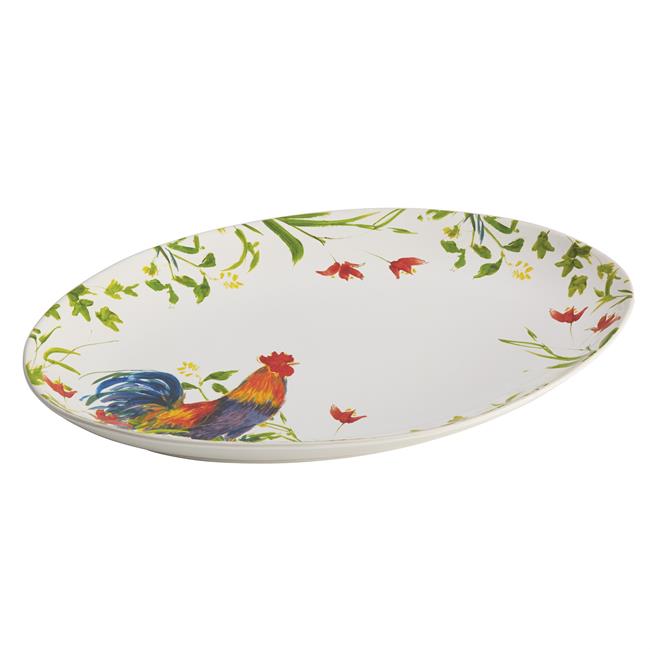 50176 Stoneware 9.75 X 14 In. Oval Platter