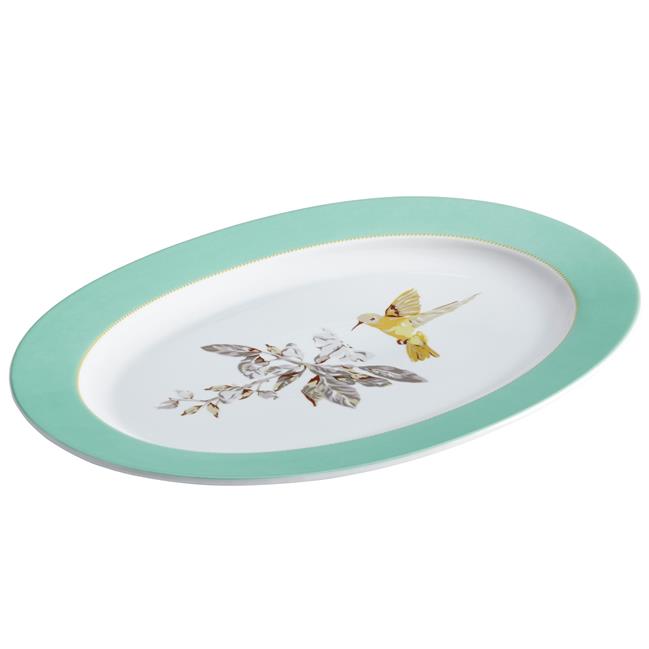 55589 Dinnerware Fruitful Nectar Porcelain 10 X 14 In. Oval Platter
