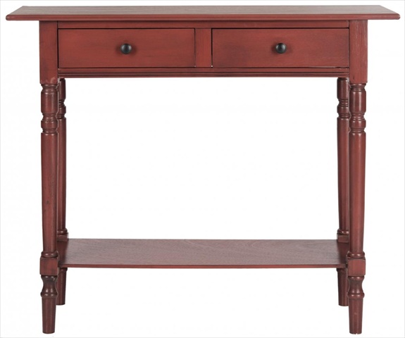 Amh5705e Rosemary Console Table - Red