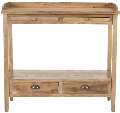 Amh6571a Alice Console Table - Pickled Oak