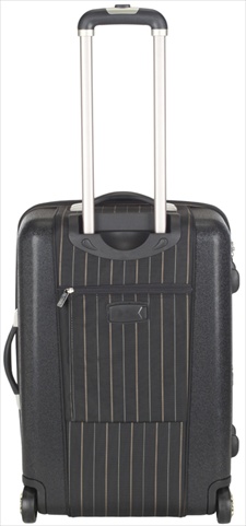 Lts1001b1 20 In. Oneonta Carry On Luggage - Black Stripe