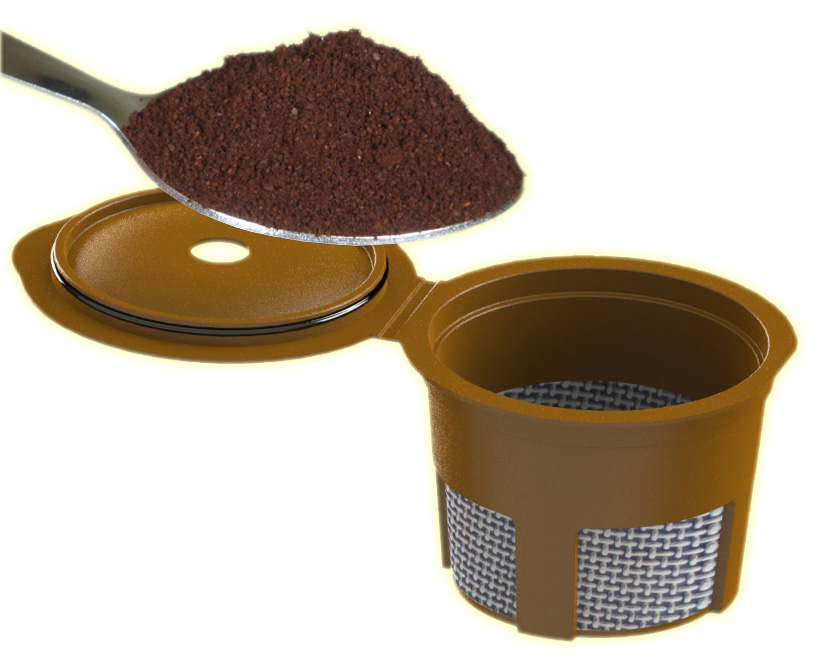 Mec01-12 Single Cup Ground Coffee Adaptor K-cup For Keurig Brewers