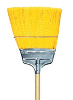 Milwaukee Dustless Brush Dustless Brush - Yellow - Upright Broom - Case of 12 - Durable Polypropylene Bristles
