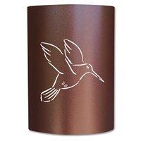 Hb-cc-009 Copper Canyon Hummingbird Sconce. Jelly Jar Light Fixture Included