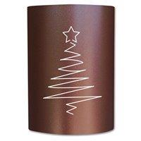 Ct-cc-025 Copper Canyon Christmas Tree Sconce. Jelly Jar Light Fixture Included