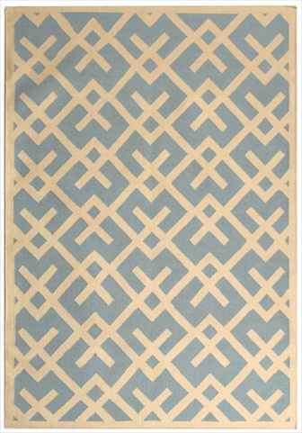 Dhu552b-10 10 Ft. X 14 Ft. Large Rectangle Contemporary Dhurries, Light Blue And Ivory, Flatweave Rug