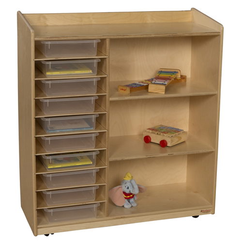 15131 Sensorial Discover Shelving With Translucent Trays