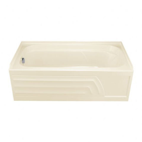 2740102.222 Colony Integral Apron Bath Tub, Right Hand Drain Outlet - Linen