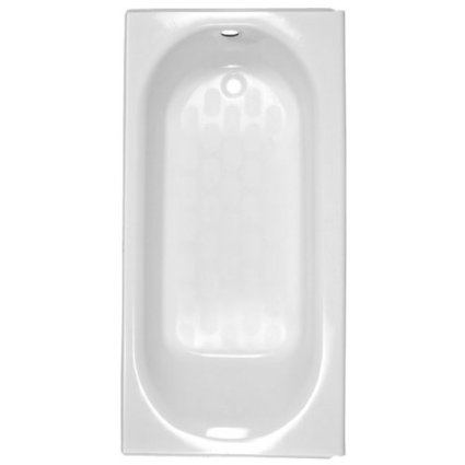 2393202.020 Princeton Above Floor Rough Americast Bath Tub, Right Hand Drain Outlet - White