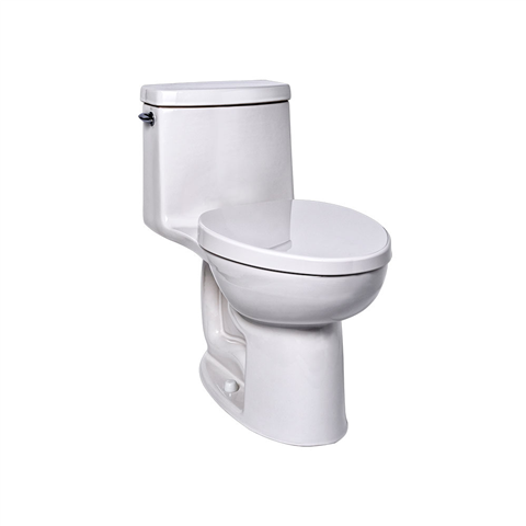 2535128.020 Loft Right Height Elongated One- Piece Toilet With Seat - White