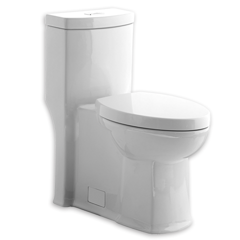 2891200.020 Boulevard Siphonic Dual Flush Right Height Elongated One-piece Toilet With Seat - White