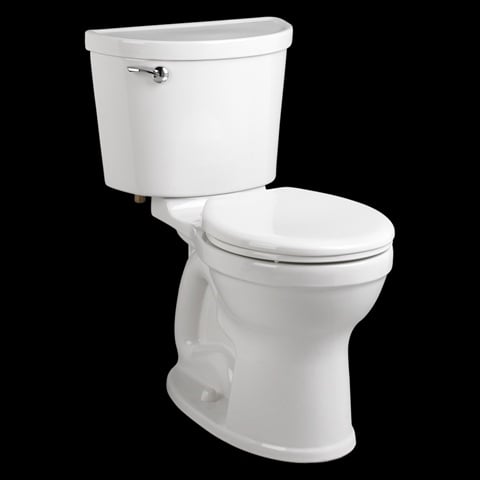 211ba104.020 Champion Pro Right Height Round Front Toilet Combo Less Seat - White